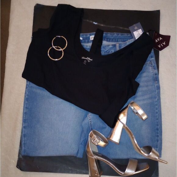 🆕👖Knox Rose Straight Leg High Rise Relaxed Elastic Jeans - Picture 5 of 5